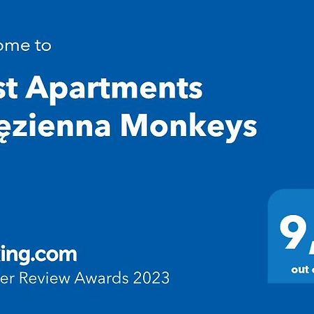 Best Apartments Wiezienna Monkeys Вроцлав Екстер'єр фото